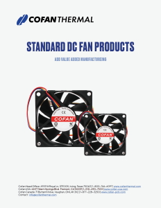 DC Fans catalog